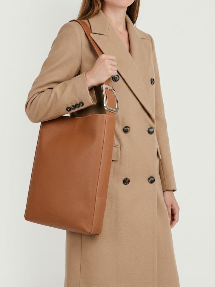 BORSA GRACE IN PELLE COGNAC