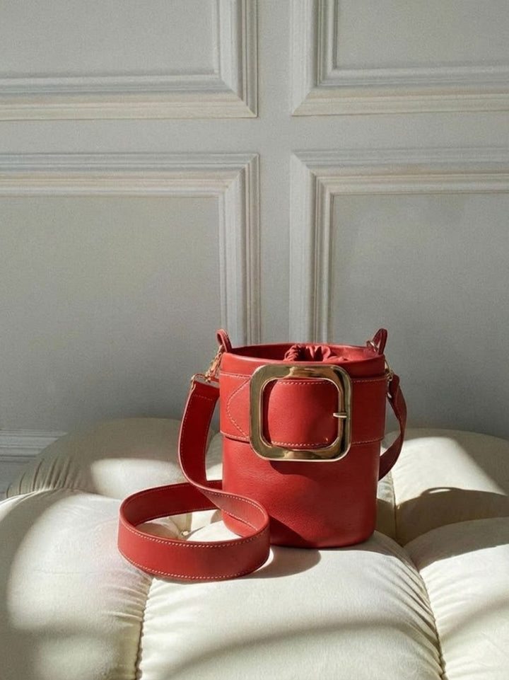 SECCHIELLO KATE IN PELLE MATTONE