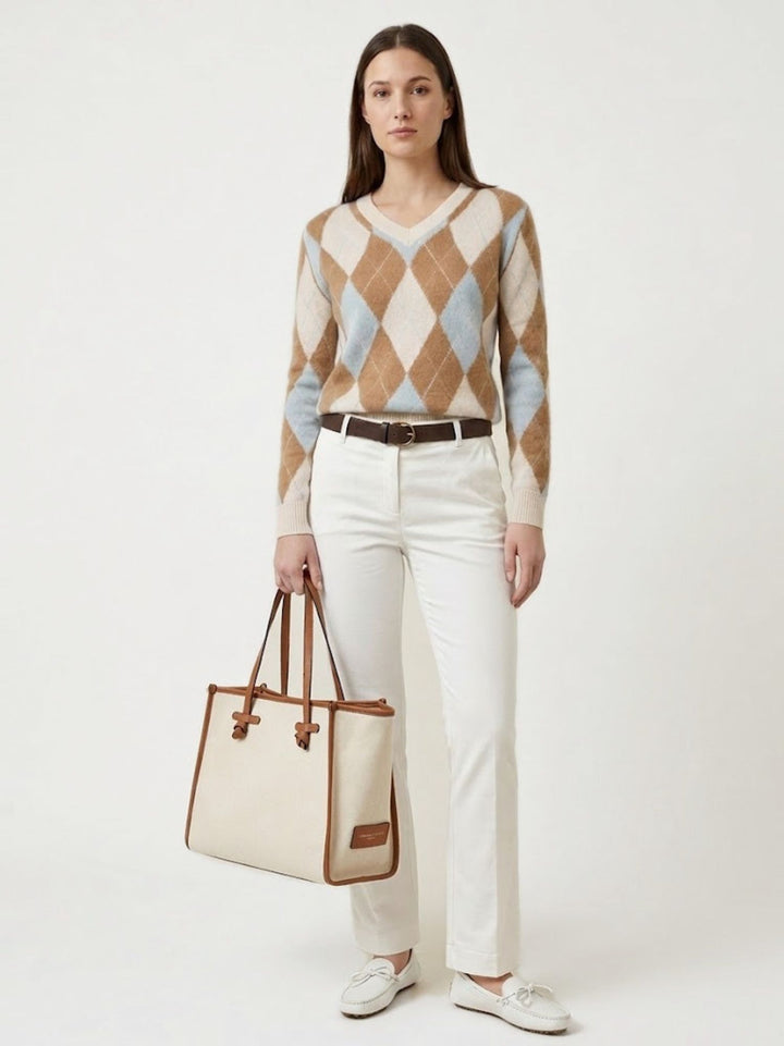 Shopping Marcella in canvas panna
