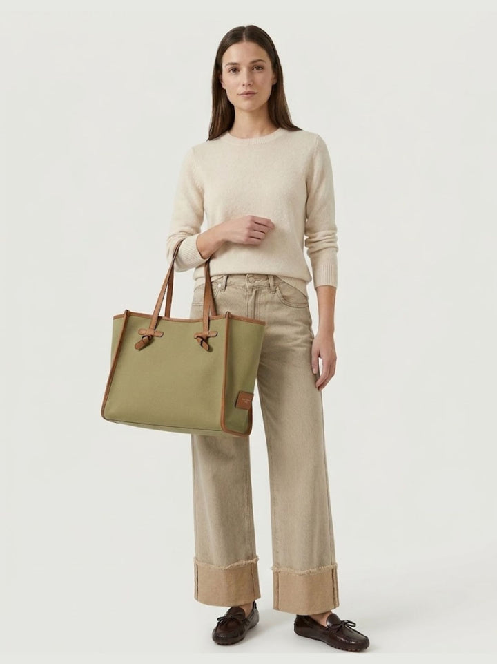 Shopping Marcella in canvas taiga