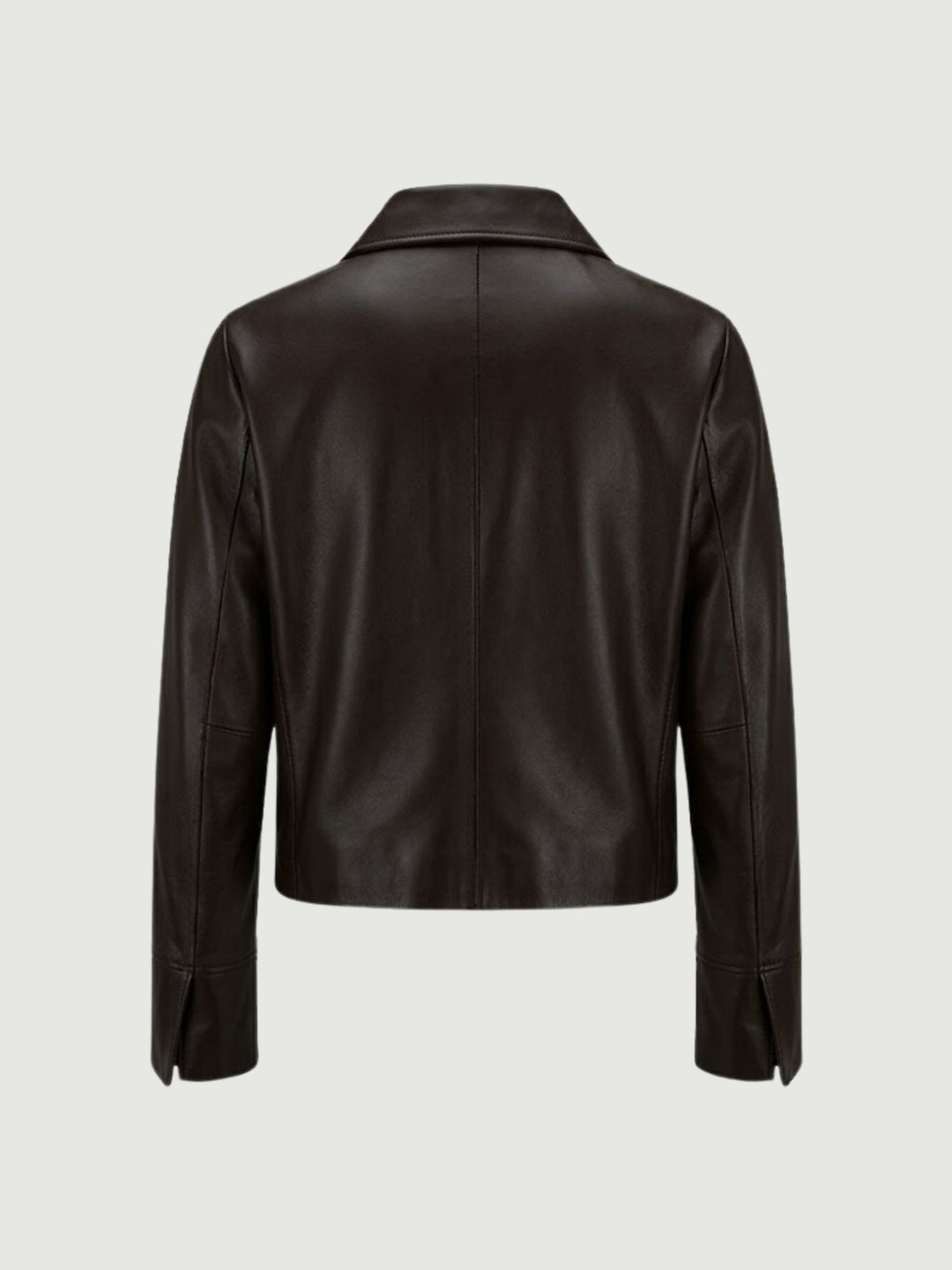 Giacca Malaga in nappa bonded marrone scuro