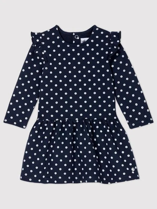 ABITO A POIS BLU