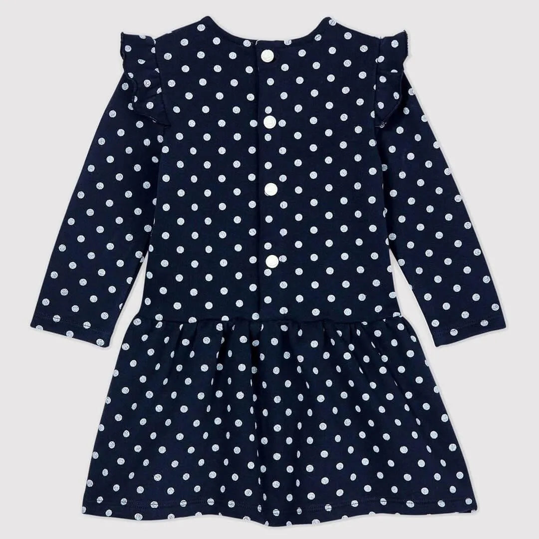 ABITO A POIS BLU