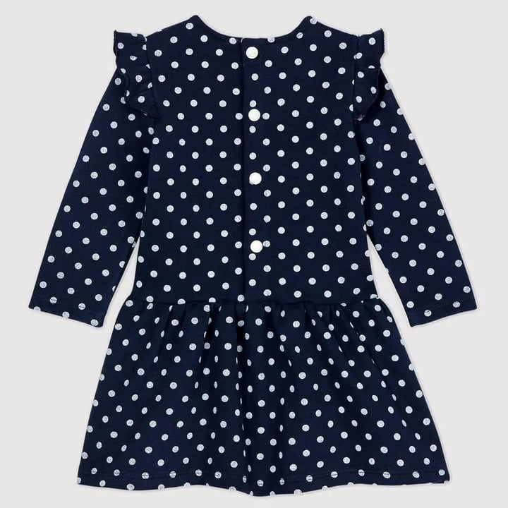 ABITO A POIS BLU