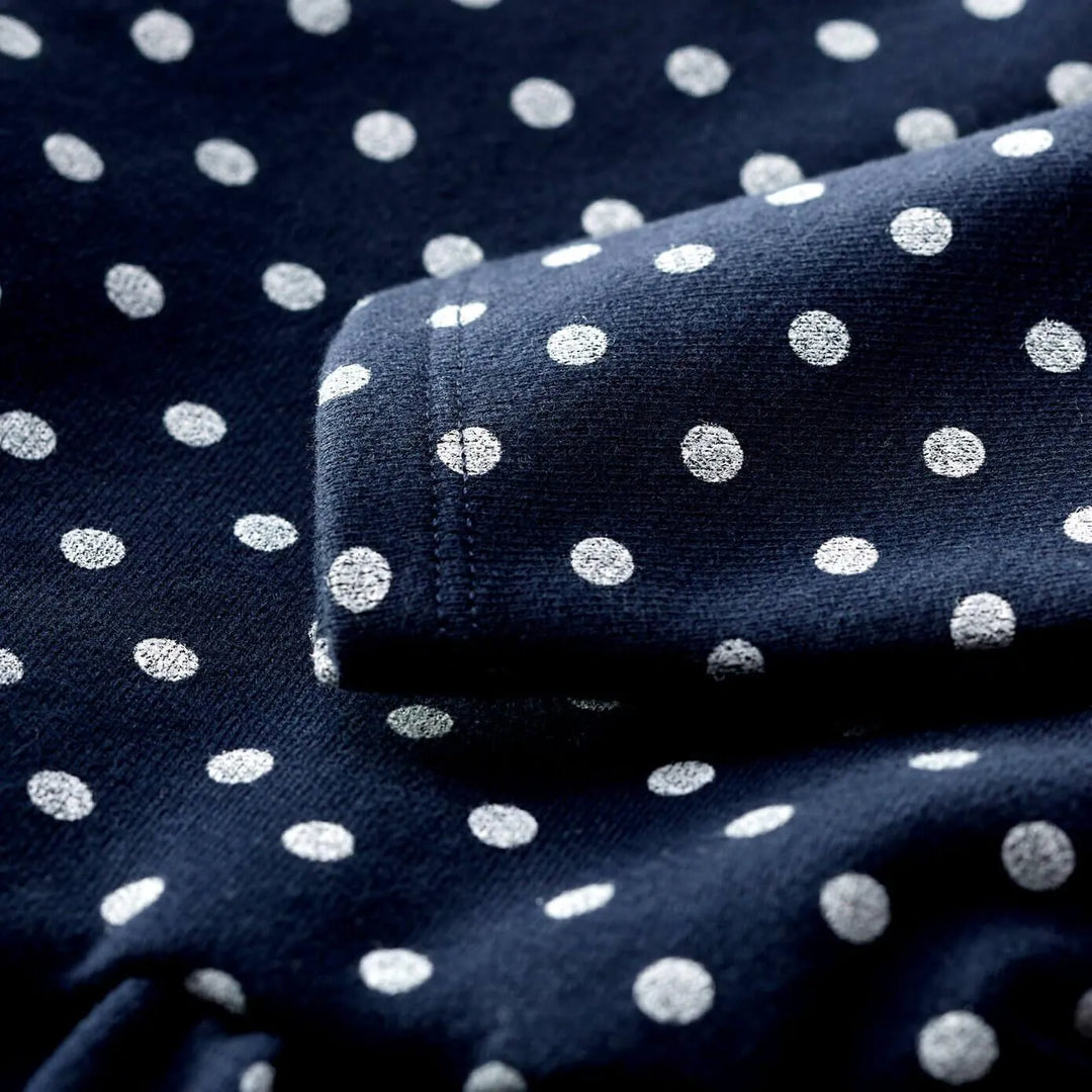 ABITO A POIS BLU