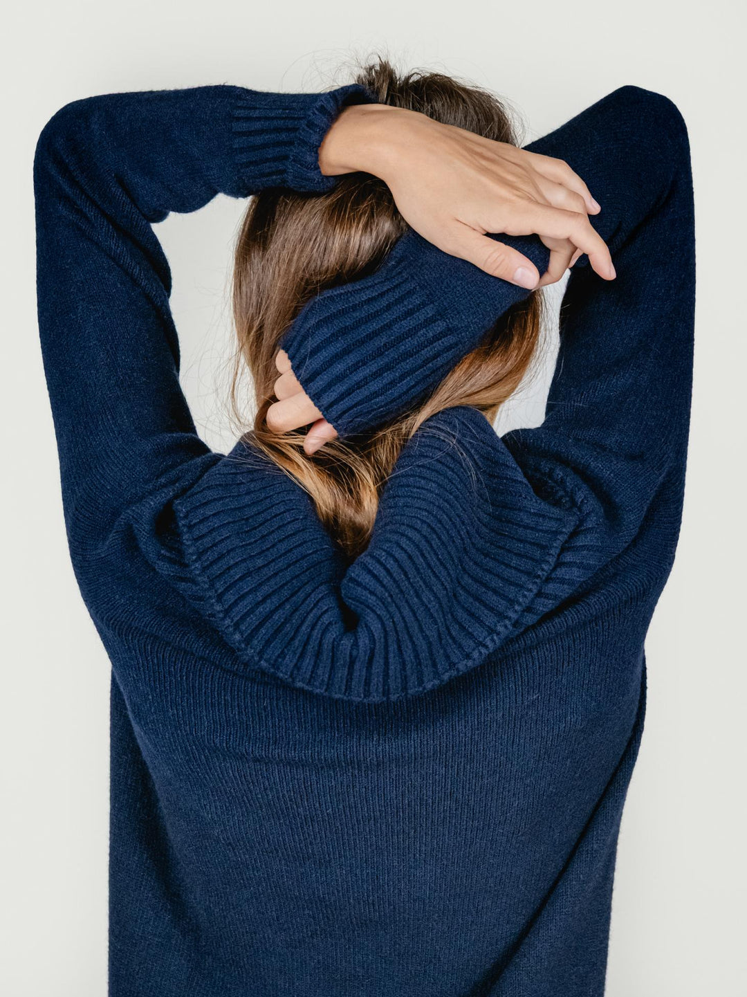 ABITO CORTO IN MAGLIA BLU