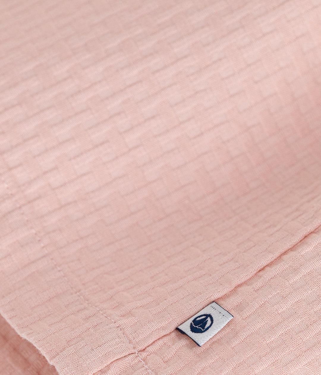 ABITO SENZA MANICHE ROSA BEBÈ IN COTONE OPERATO