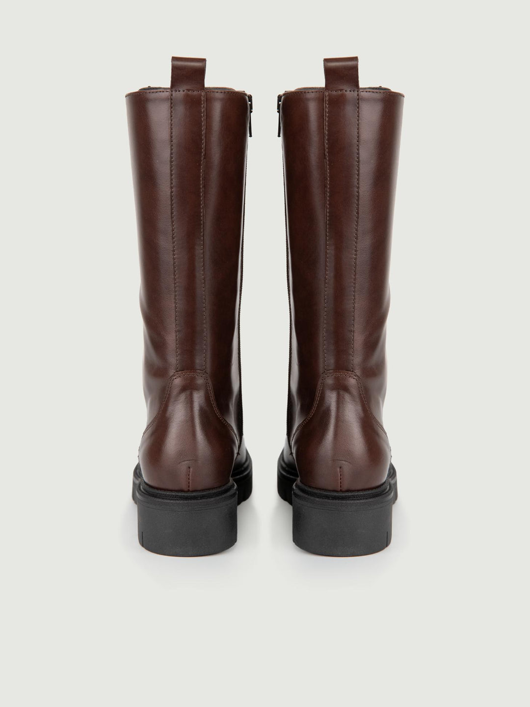 ANFIBIO ALTO IN PELLE MARRONE