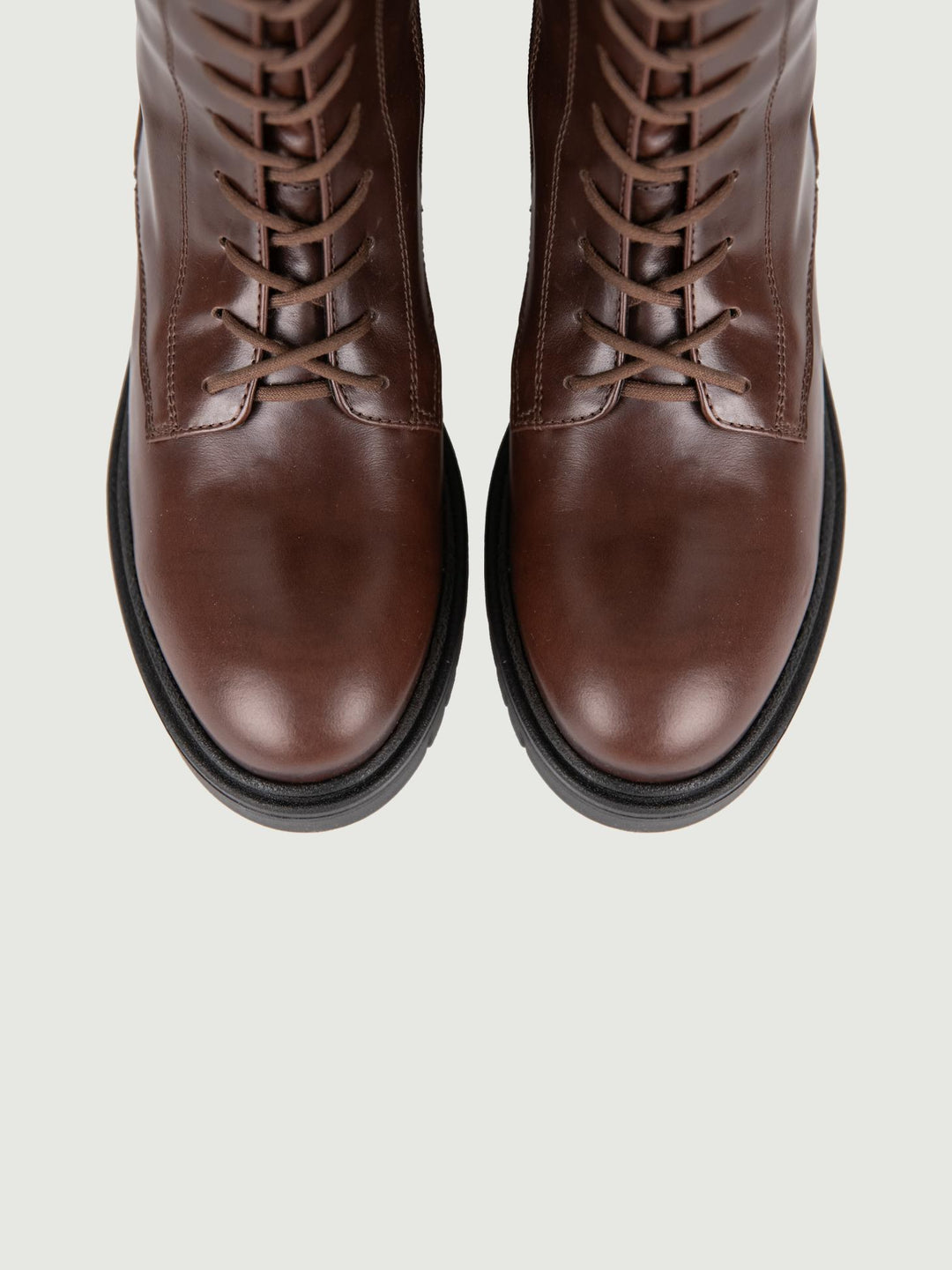 ANFIBIO ALTO IN PELLE MARRONE