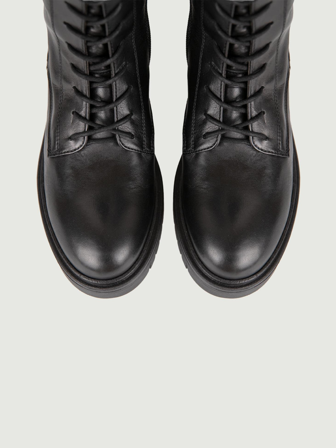 ANFIBIO ALTO IN PELLE NERO