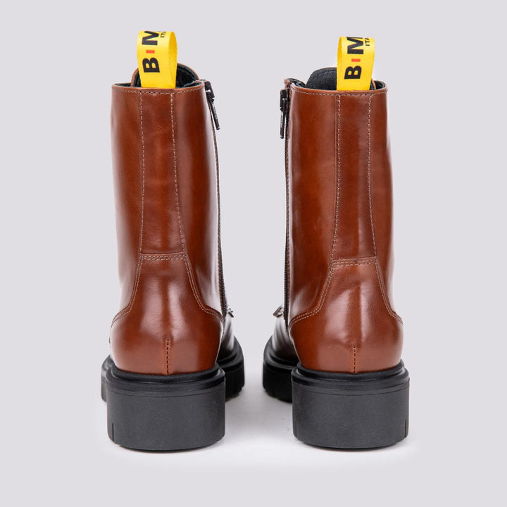 ANFIBIO BiMOR IN PELLE SPAZZOLATA COLOR BRUCIATO