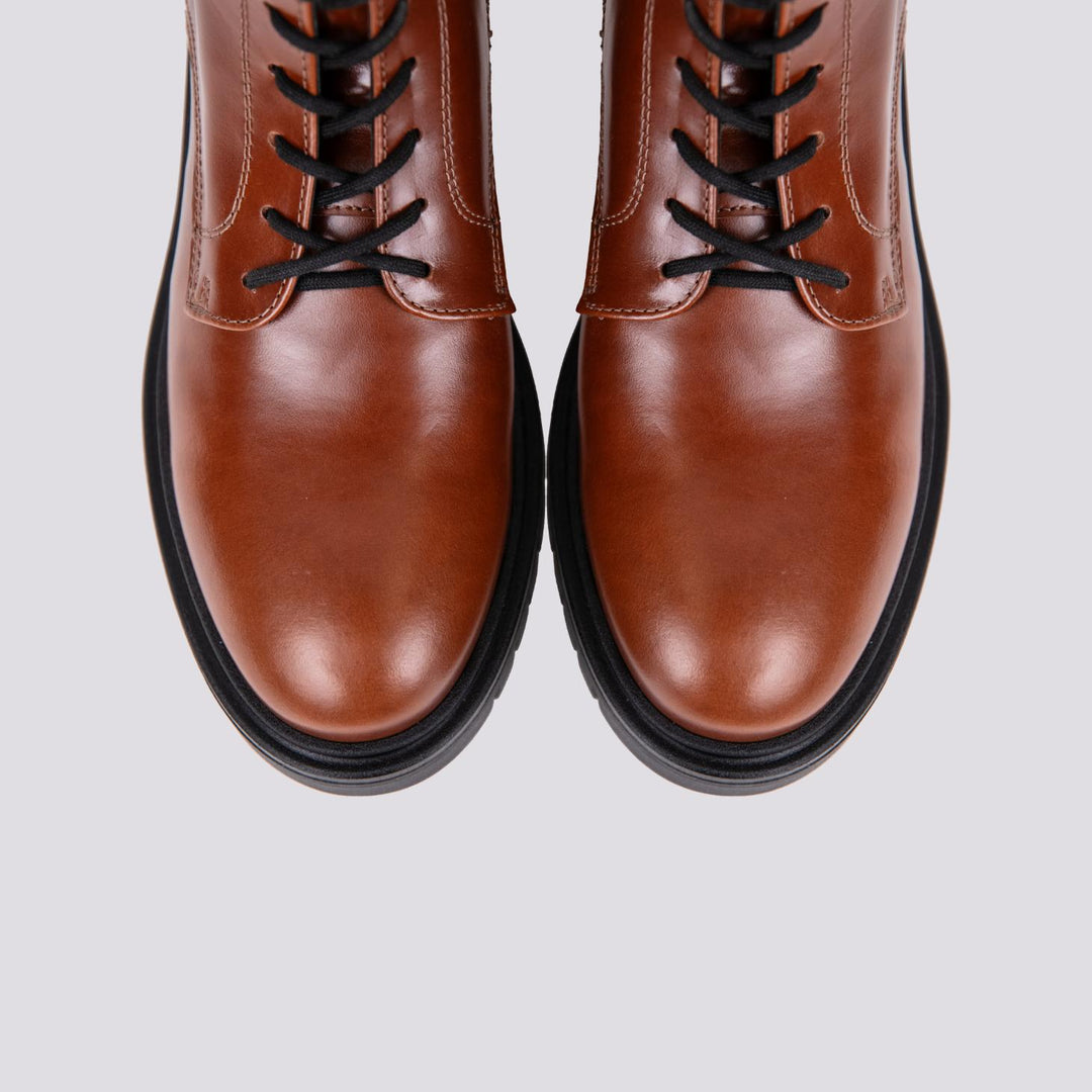 ANFIBIO BiMOR IN PELLE SPAZZOLATA COLOR BRUCIATO