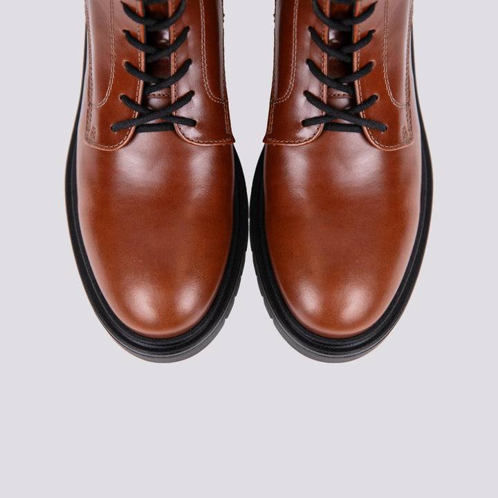 ANFIBIO BiMOR IN PELLE SPAZZOLATA COLOR BRUCIATO