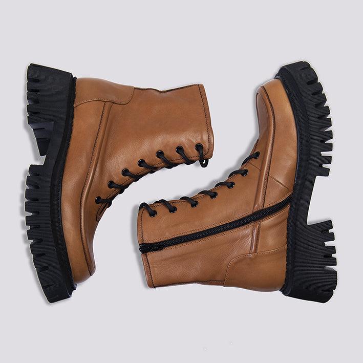 ANFIBIO IN PELLE CON MAXI PARA
