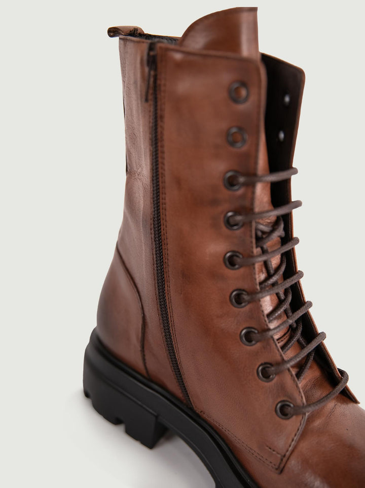 ANFIBIO IN PELLE MARRONE CON PARA EXTRALIGHT