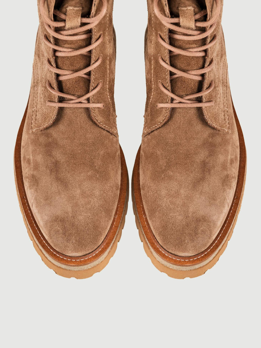 ANFIBIO IN PELLE SCAMOSCIATA TAUPE