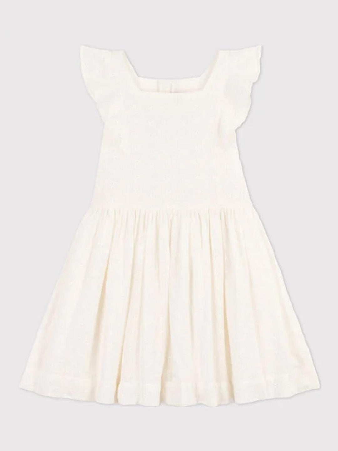 Abito bambina in pizzo sangallo