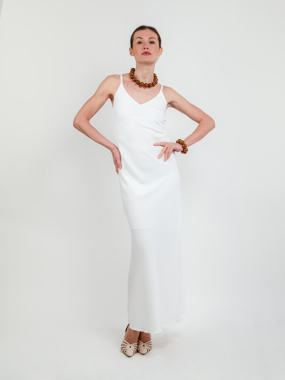 Abito lungo bianco