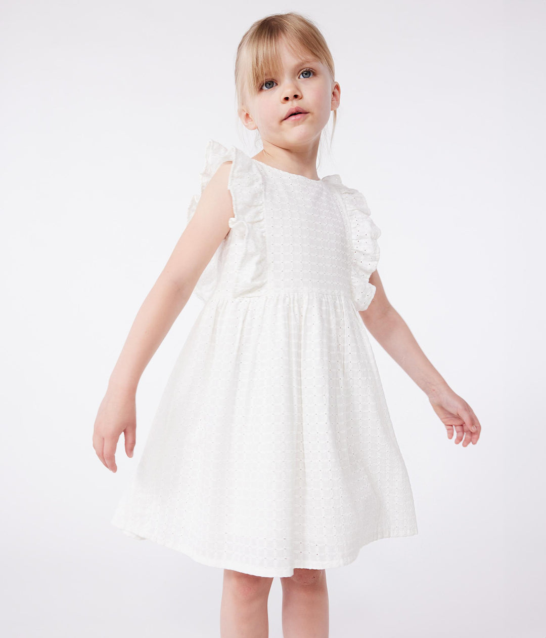Abito senza maniche in cotone bambina