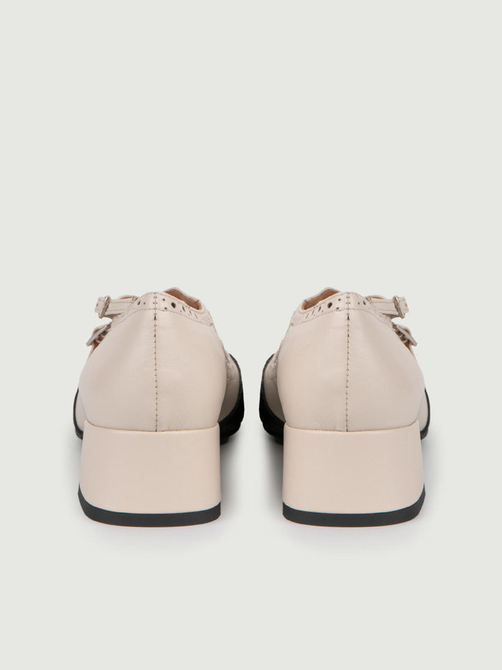BALLERINA BICOLORE CON CODA DI RONDINE