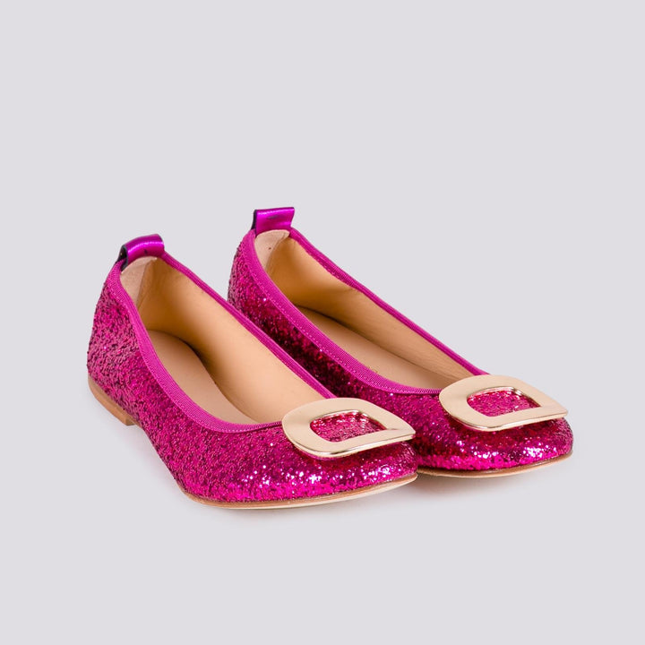 BALLERINA GLITTER CON FIBBIA