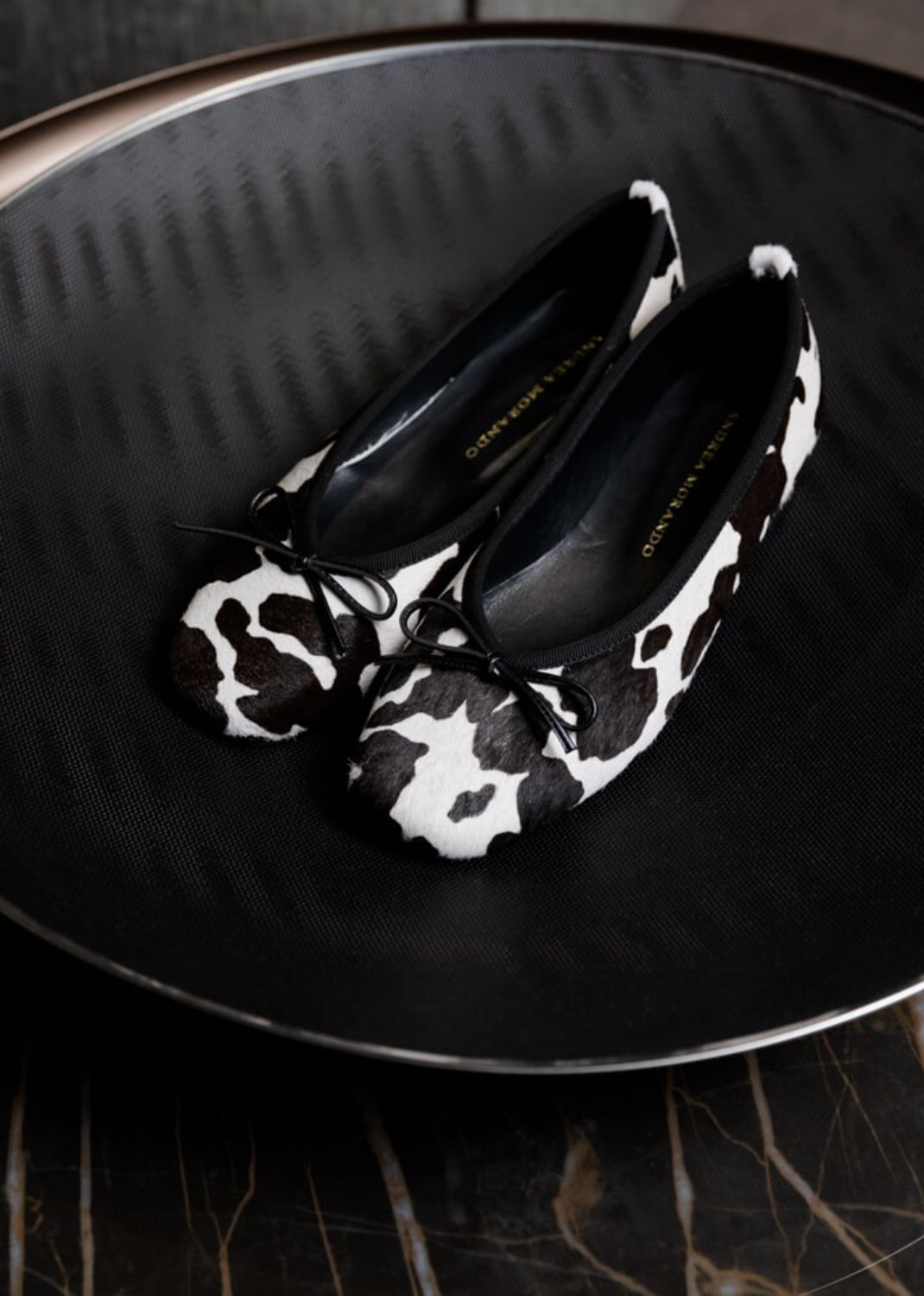 BALLERINA IN CAVALLINO COW PRINT