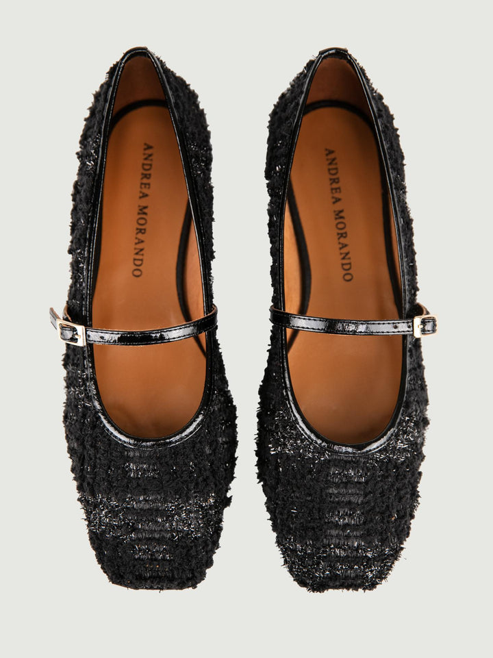BALLERINA IN TWEED NERO LUREX