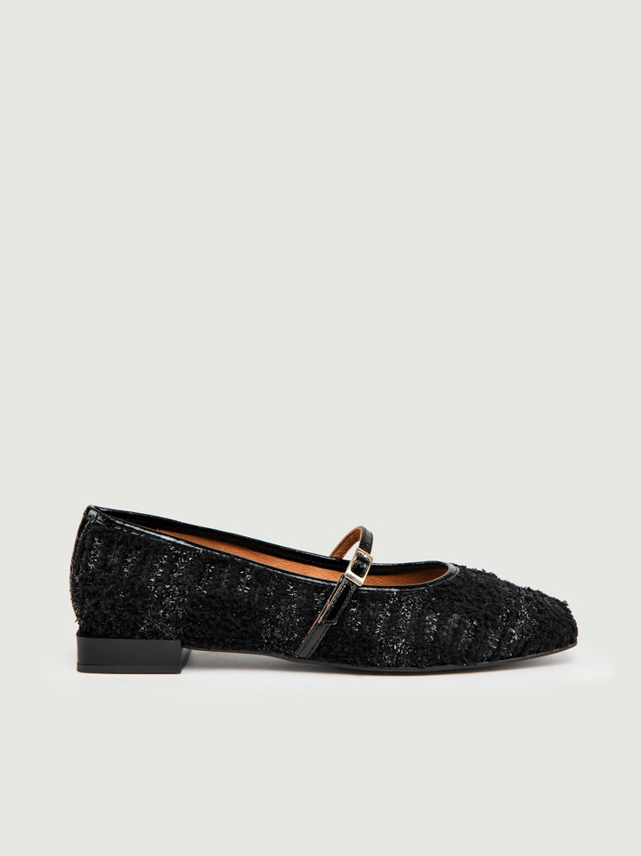 BALLERINA IN TWEED NERO LUREX
