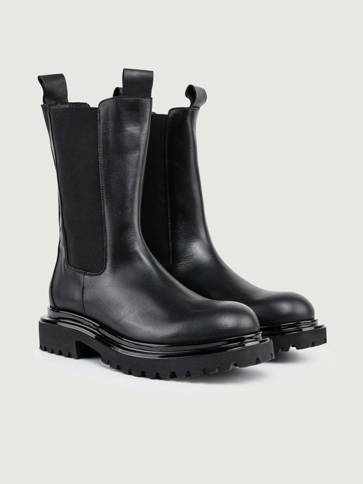 BEATLES CON PROFILI LUCIDI IN PELLE NERO