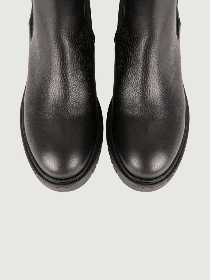 BEATLES IN PELLE MARTELLATA NERA