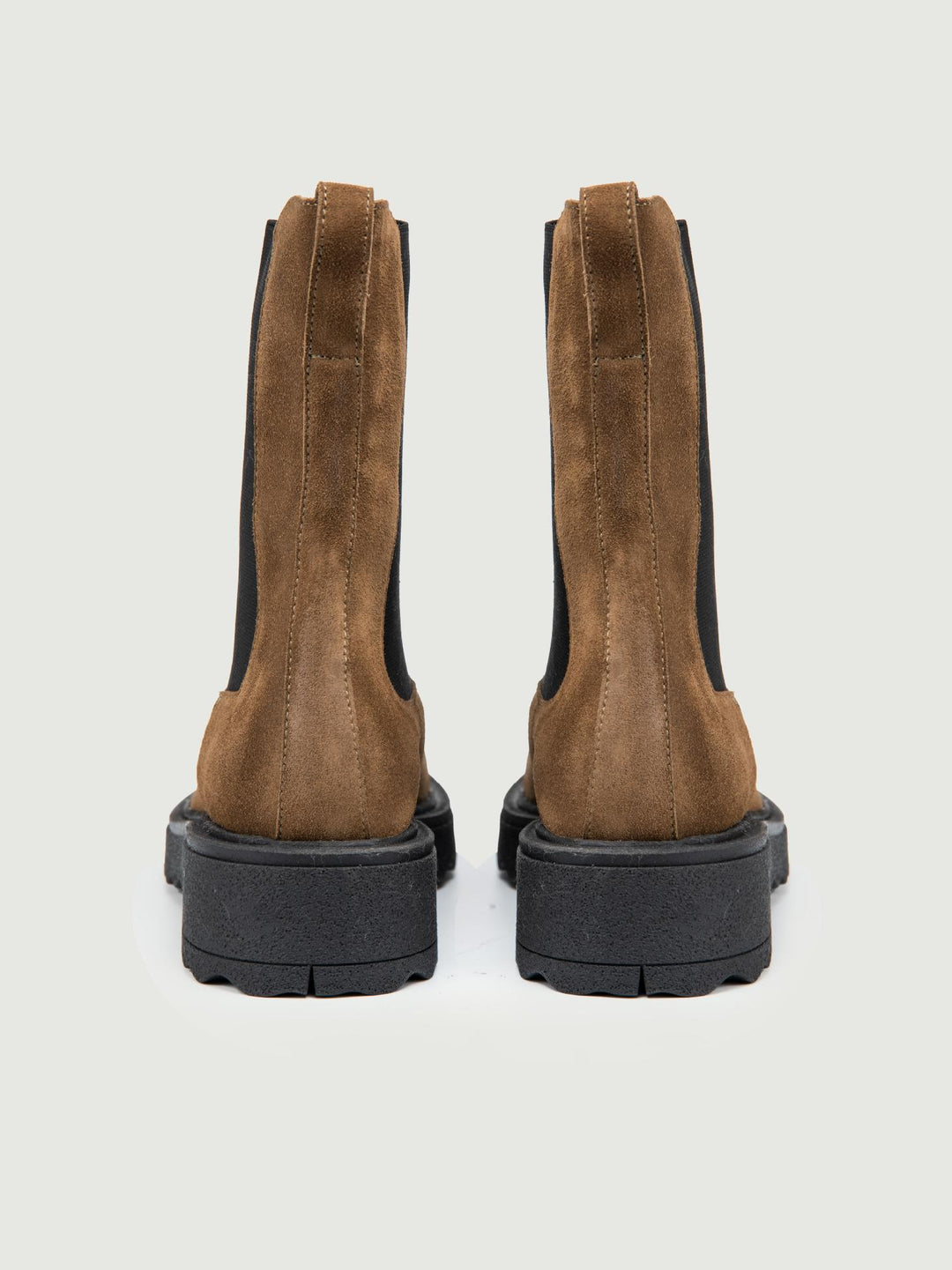 BEATLES IN PELLE SCAMOSCIATA TAUPE