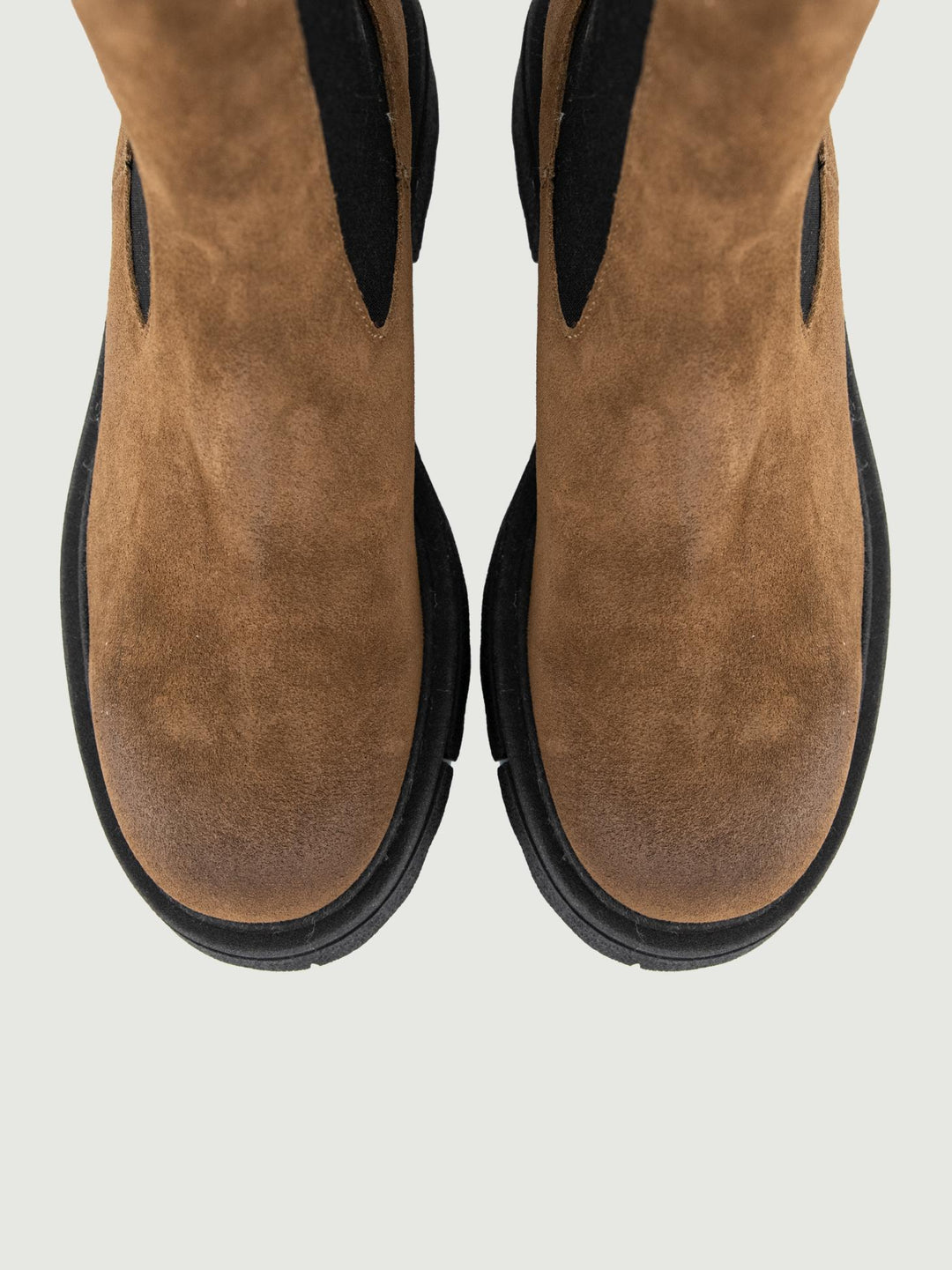 BEATLES IN PELLE SCAMOSCIATA TAUPE