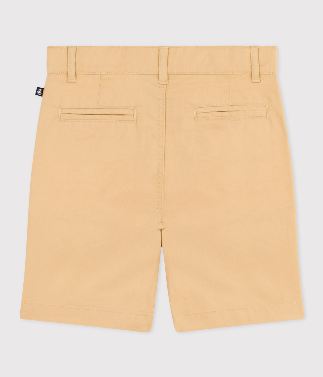 BERMUDA BAMBINO IN TELA BEIGE DI COTONE