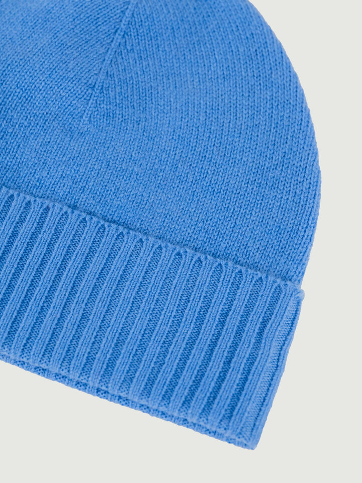 BERRETTO IN CASHMERE AZZURRO