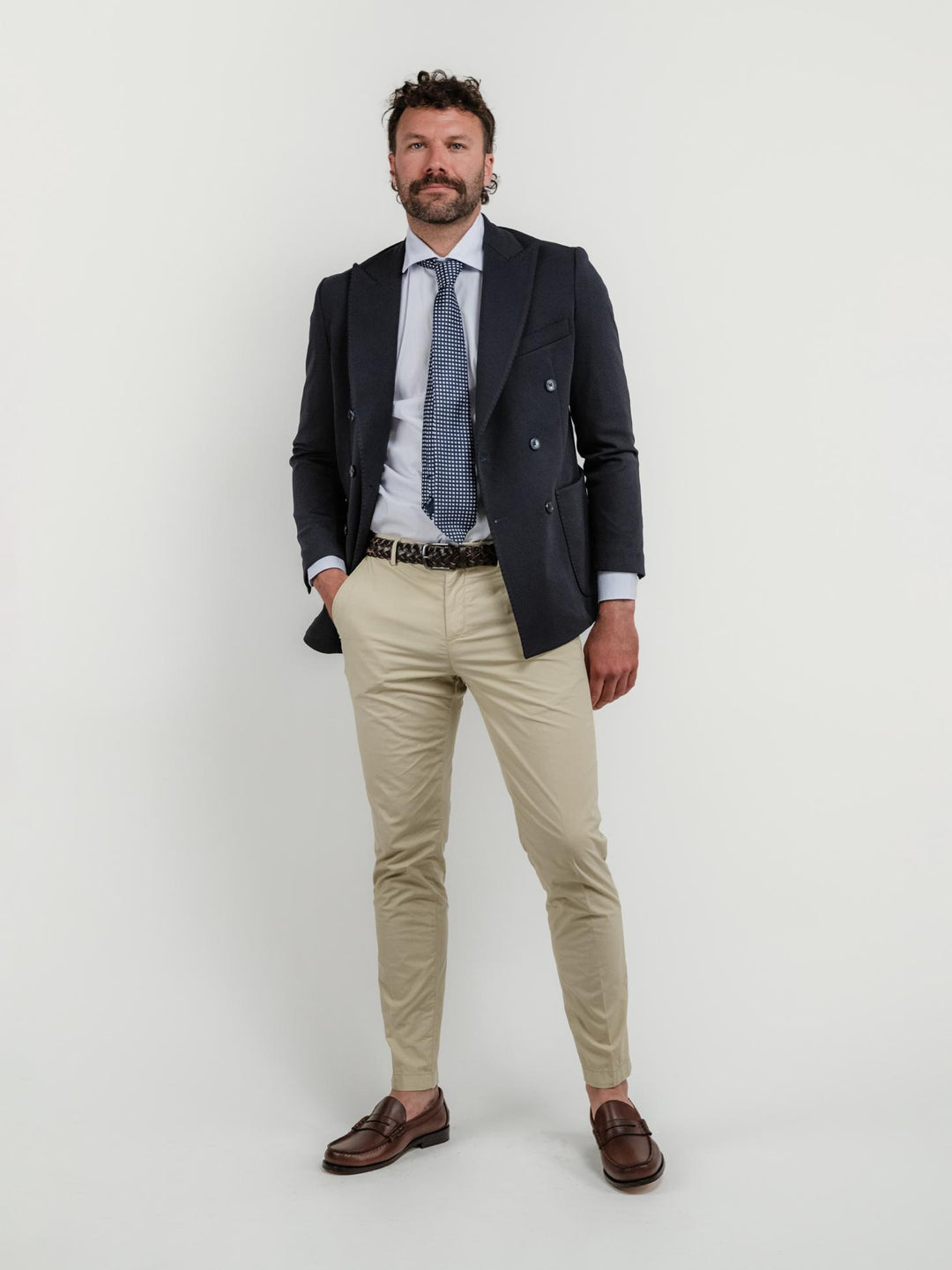BLAZER DOPPIOPETTO BLU NOTTE