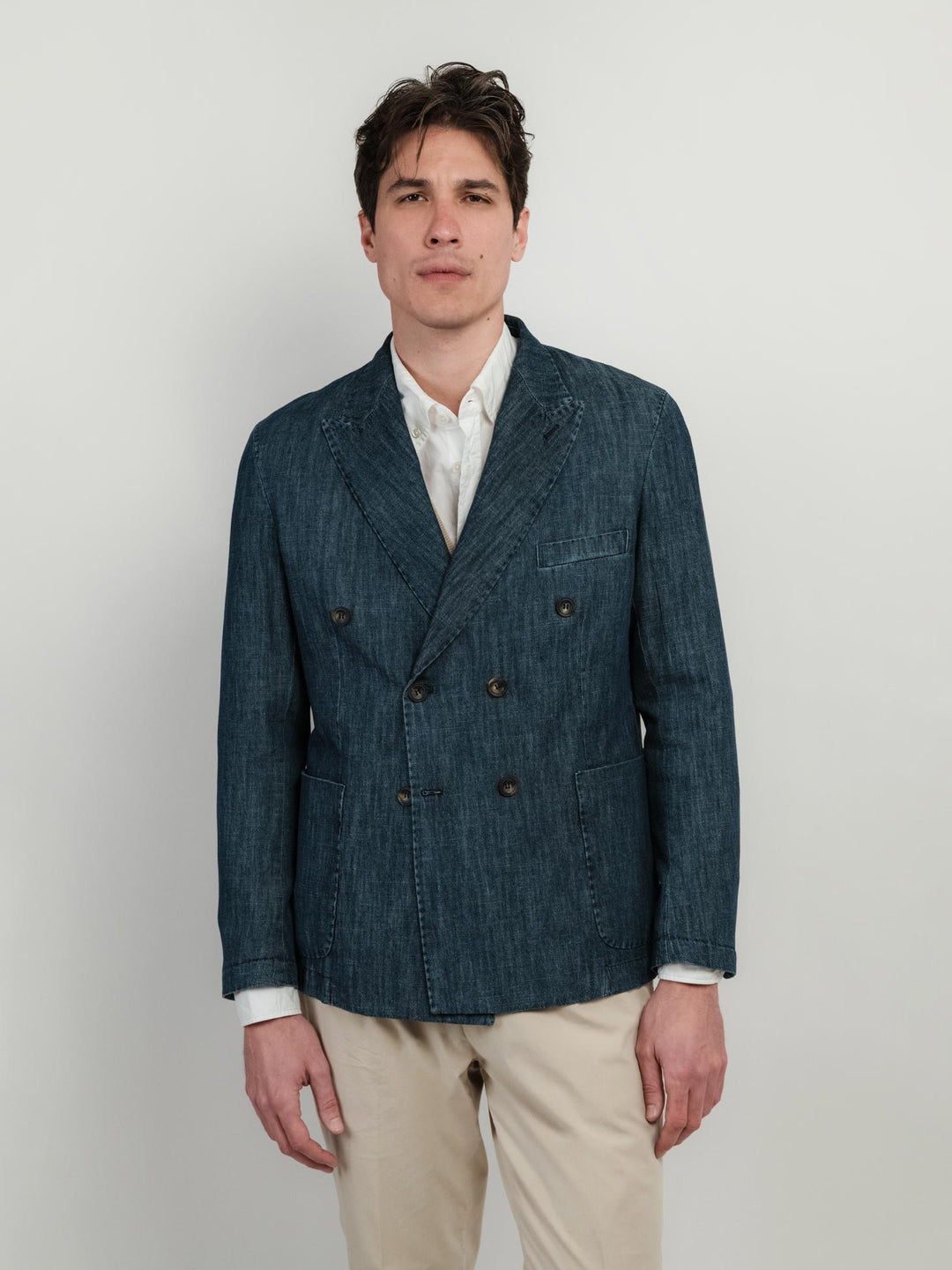 BLAZER DOPPIOPETTO IN DENIM