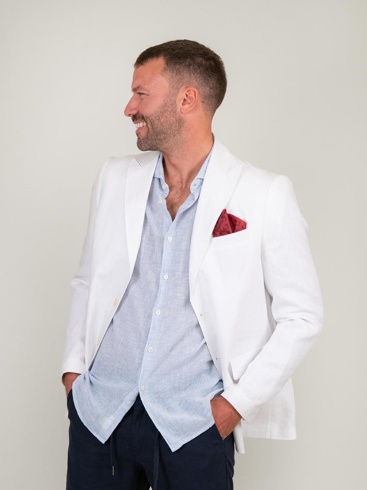 BLAZER IN LINO BIANCO