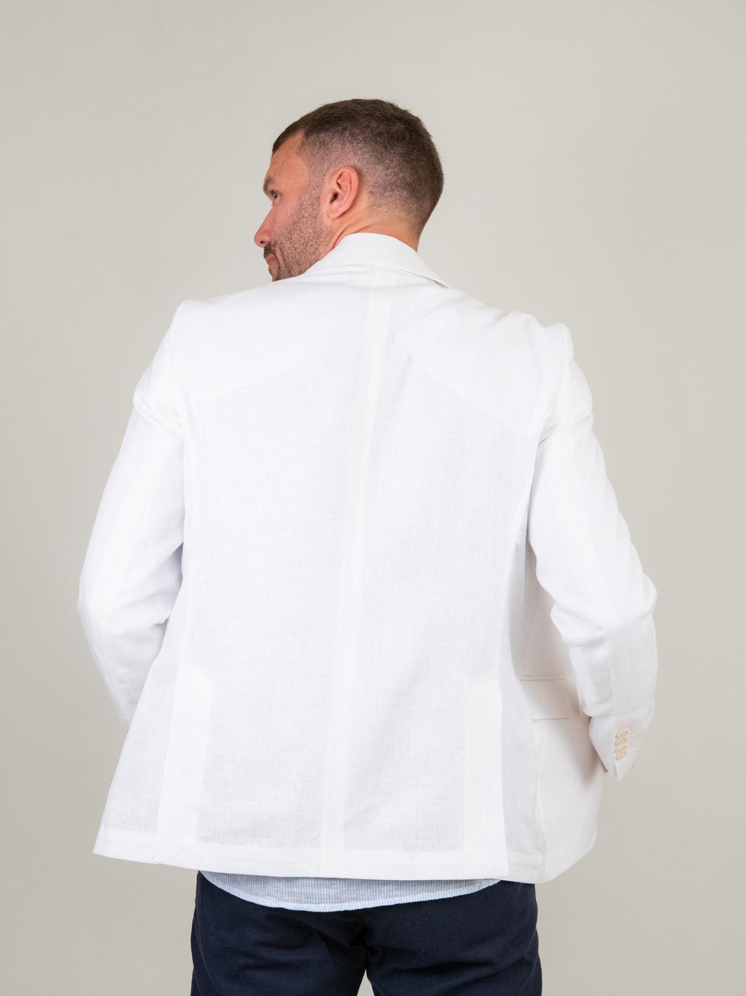 BLAZER IN LINO BIANCO