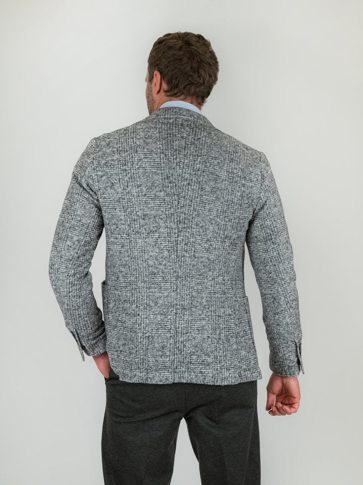 BLAZER MISTO LANA GALLES GRIGIO