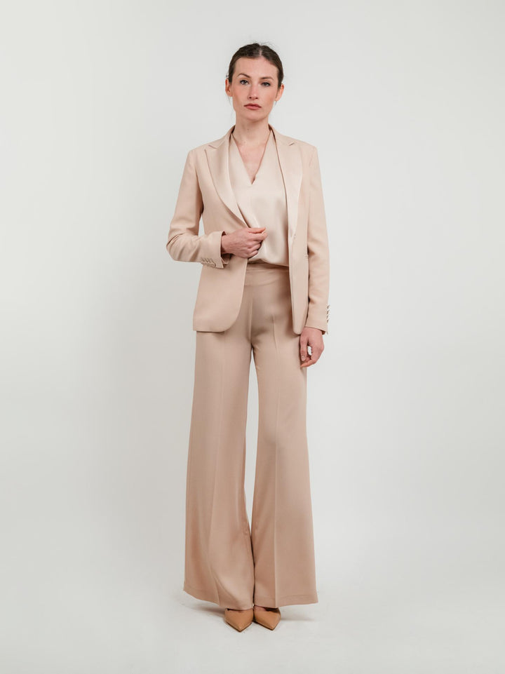 BLAZER MONOPETTO BEIGE