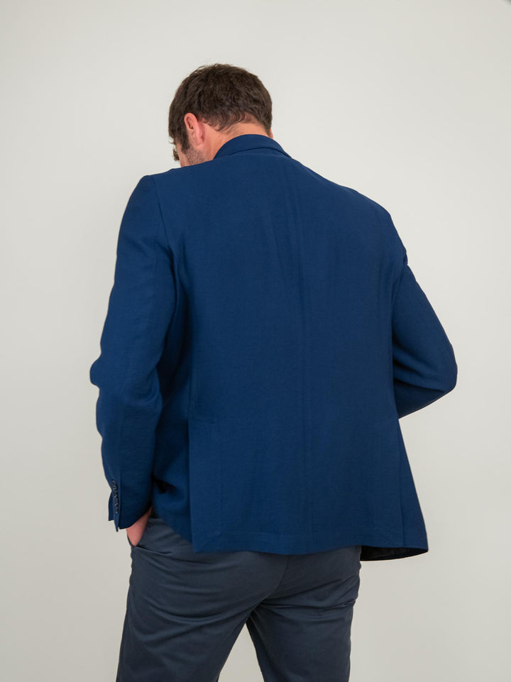 BLAZER MONOPETTO BLU