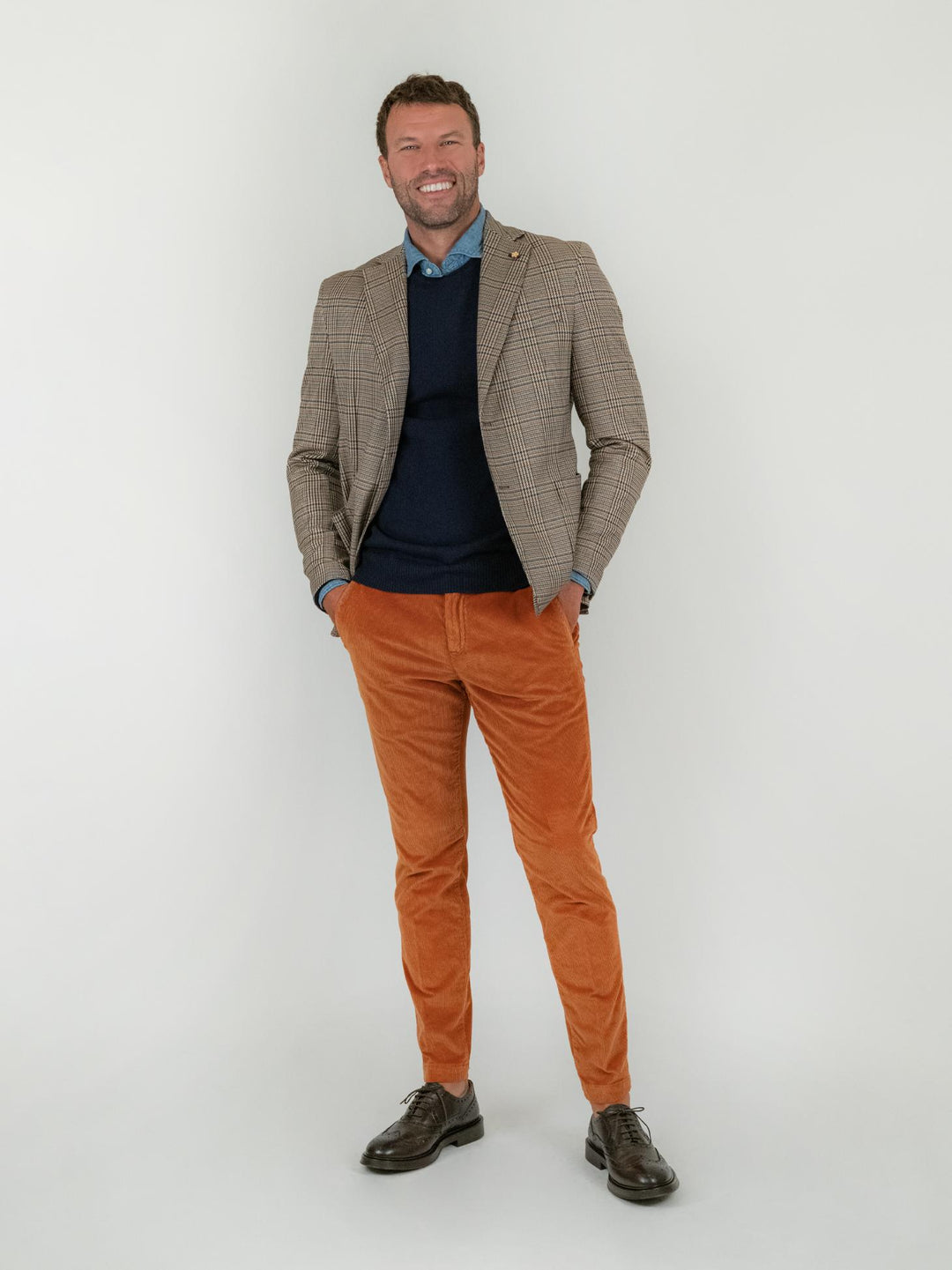BLAZER PRINCIPE DI GALLES MORO