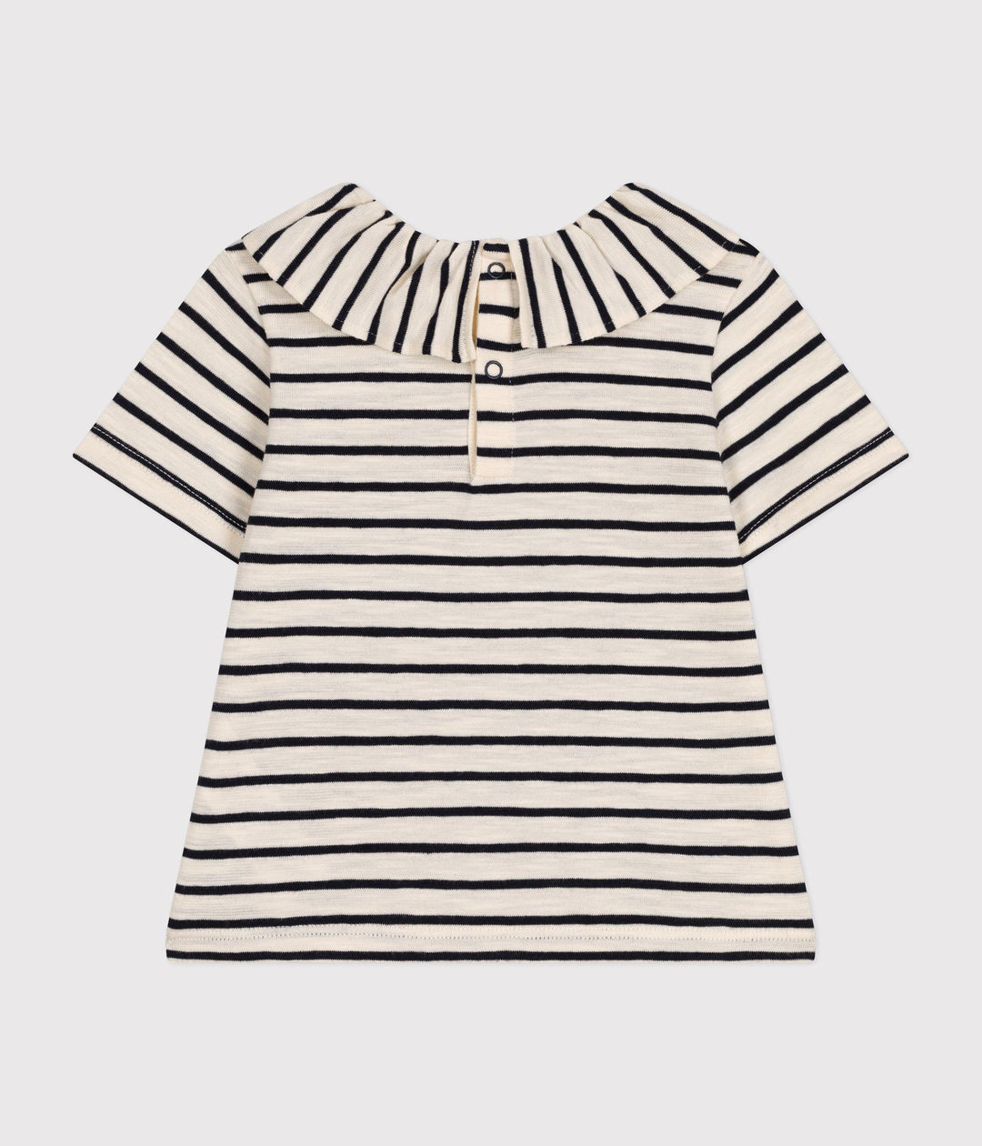 BLUSA BEBÈ A MANICHE CORTE IN JERSEY