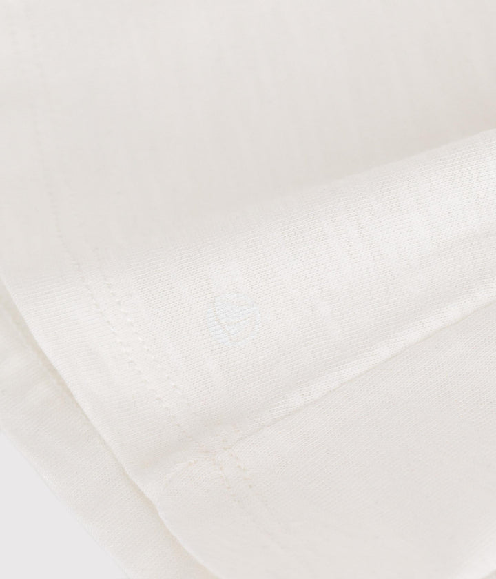 BLUSA BIANCA SENZA MANICHE IN COTONE PER BEBÈ