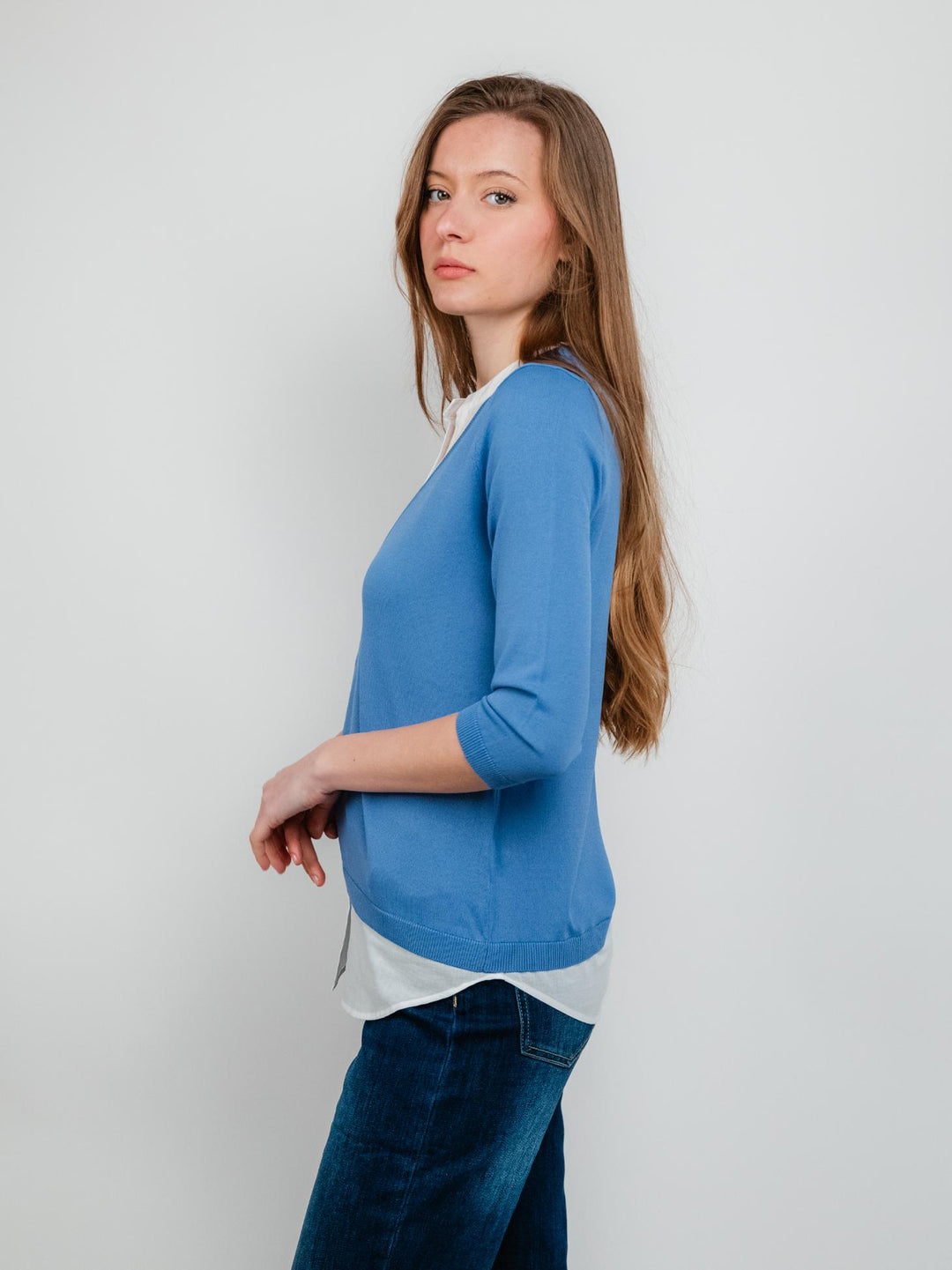 BLUSA CELESTE