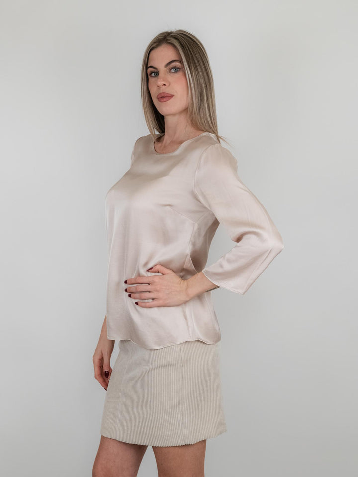 BLUSA COLOR CHAMPAGNE