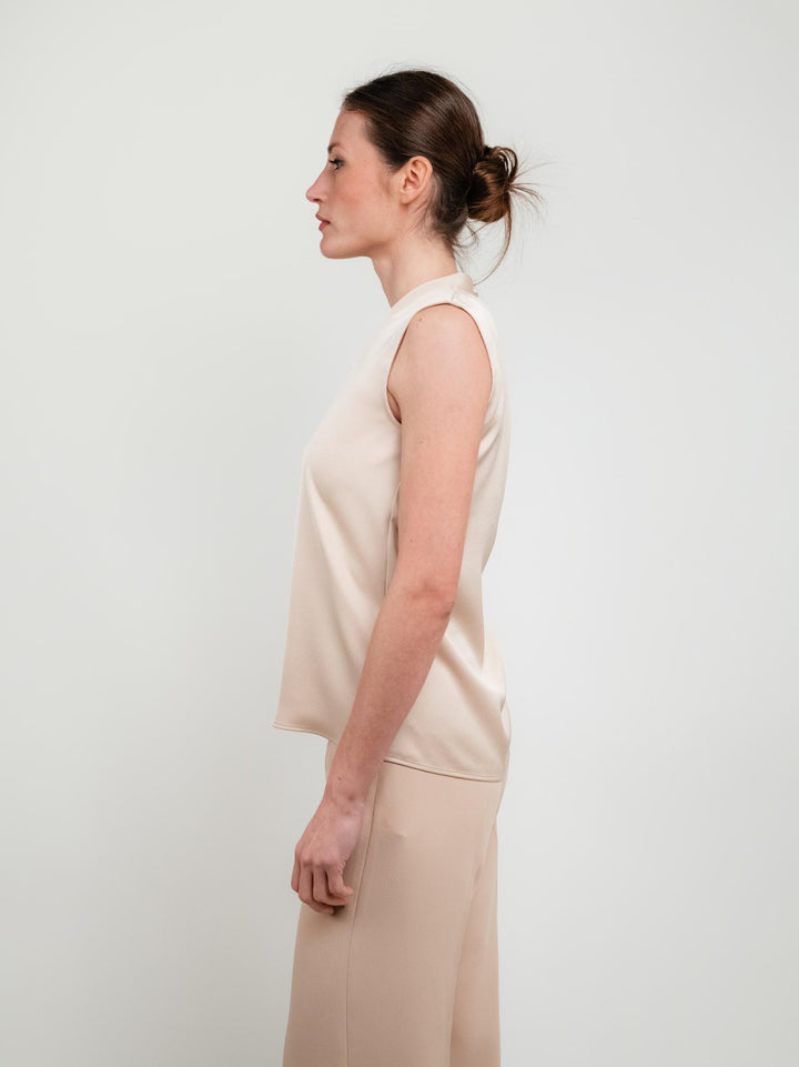 BLUSA COLOR CHAMPAGNE