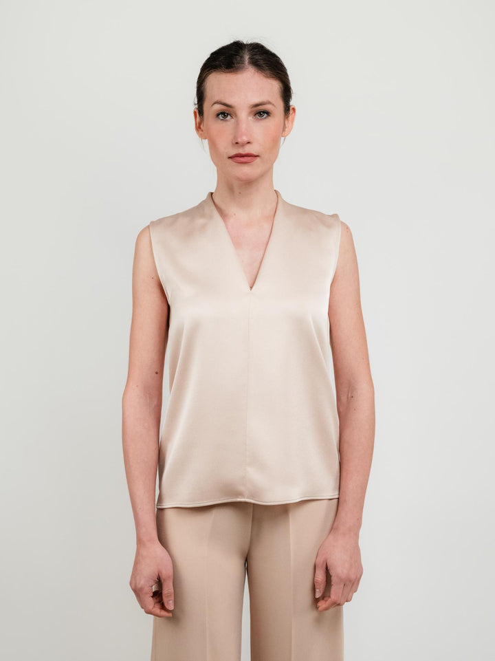 BLUSA COLOR CHAMPAGNE