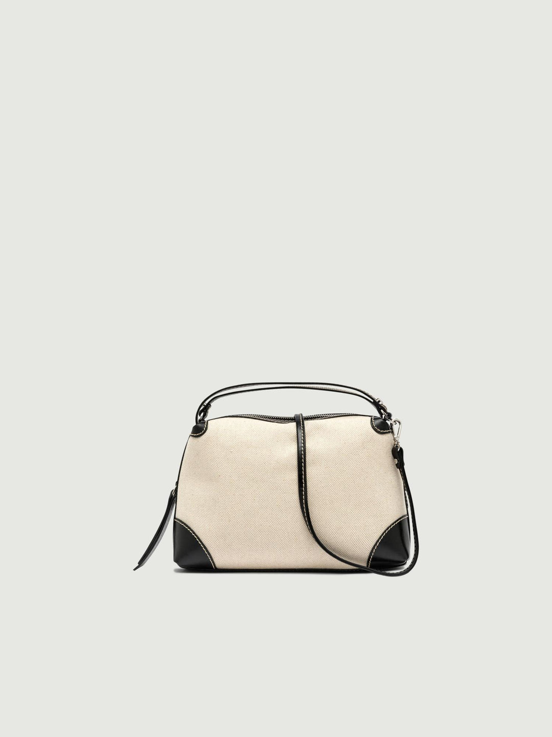 BORSA ALIFA IN TESSUTO NATURE E NERO