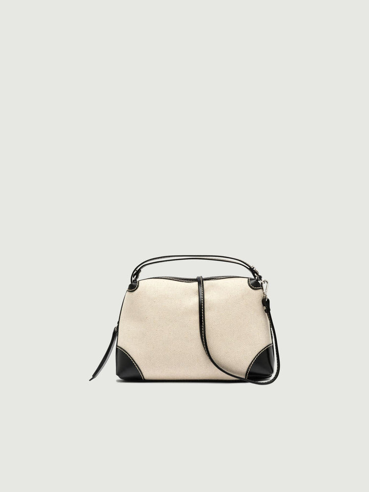 BORSA ALIFA IN TESSUTO NATURE E NERO